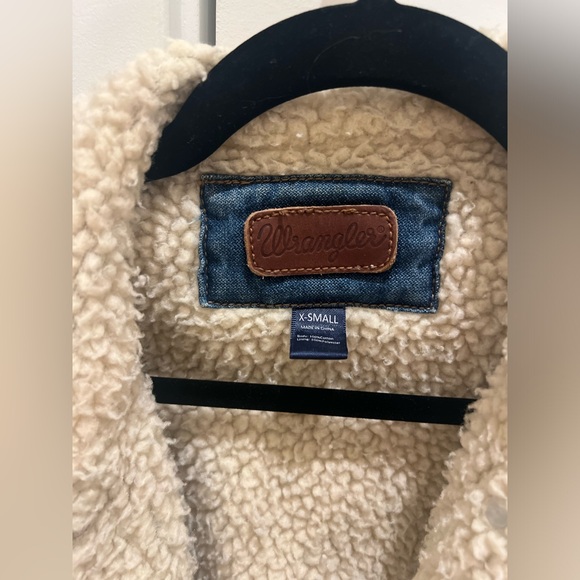 Wrangler Womens Retro Sherpa Lined Jacket X-Small - Picture 2 of 3